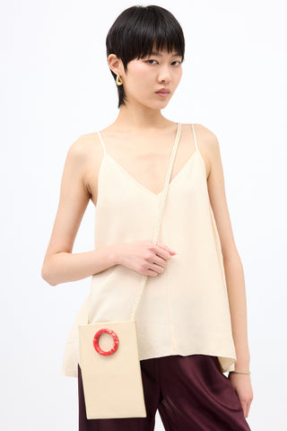 The Row Leather Medicine Pouch Bag
