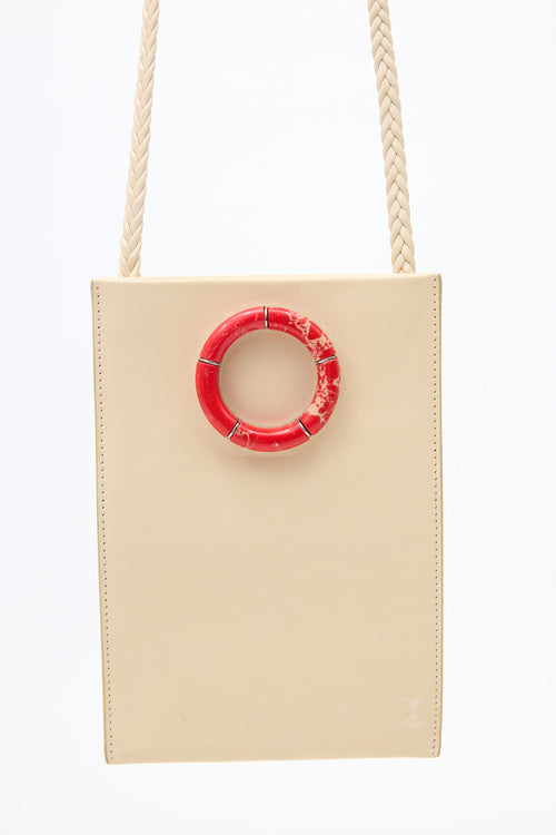 The Row Leather Medicine Pouch Bag