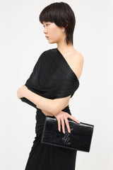 Saint Laurent Patent Leather Belle de Jour Clutch