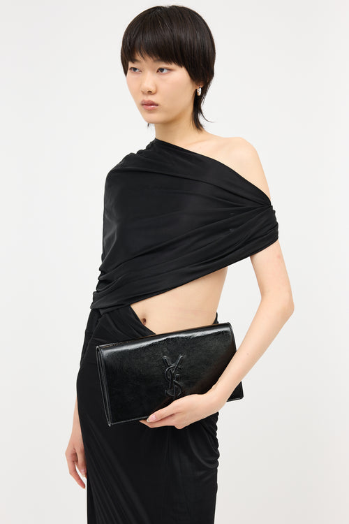 Saint Laurent Patent Leather Belle de Jour Clutch