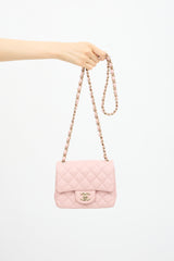 Chanel 2024 Leather Mini Classic Flap Bag