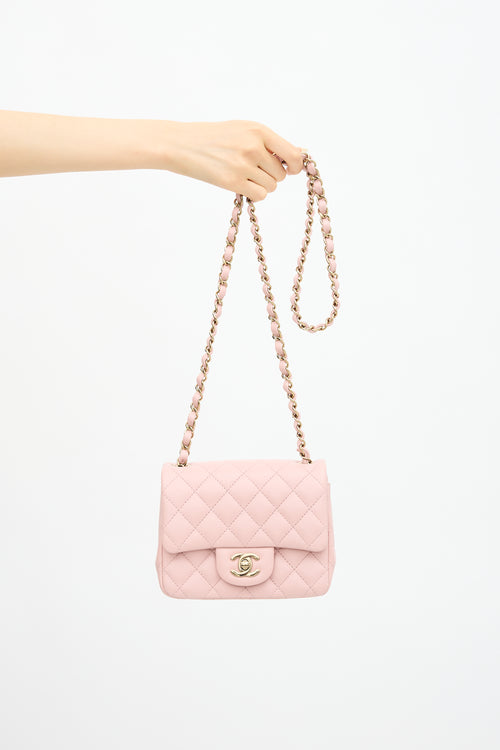 Chanel 2024 Leather Mini Classic Flap Bag