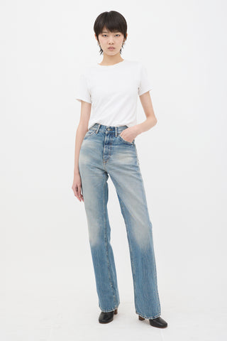 Acne Studios Distressed Straight Leg Jeans