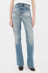 Acne Studios Distressed Straight Leg Jeans