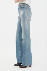 Acne Studios Distressed Straight Leg Jeans
