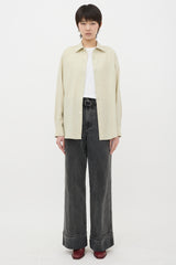 Auralee Wool Button Up Shirt