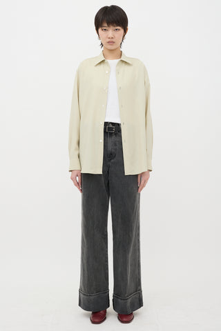 Auralee Wool Button Up Shirt