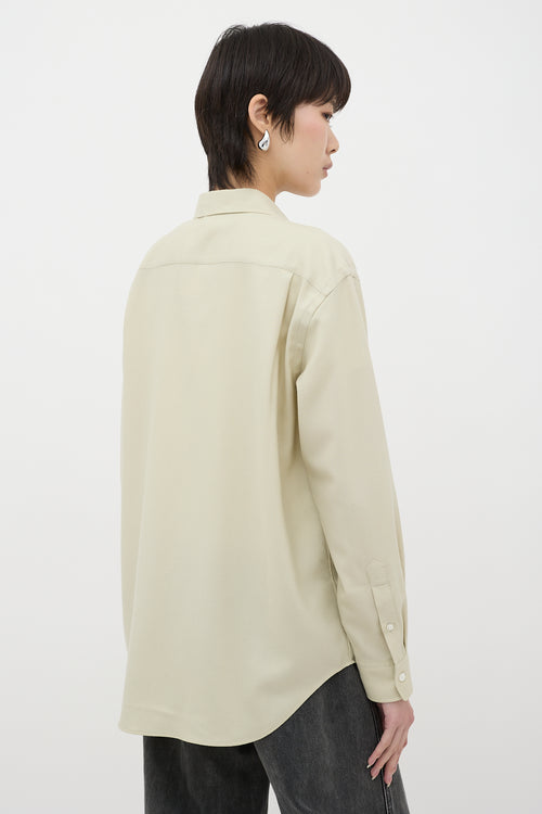 Auralee Wool Button Up Shirt
