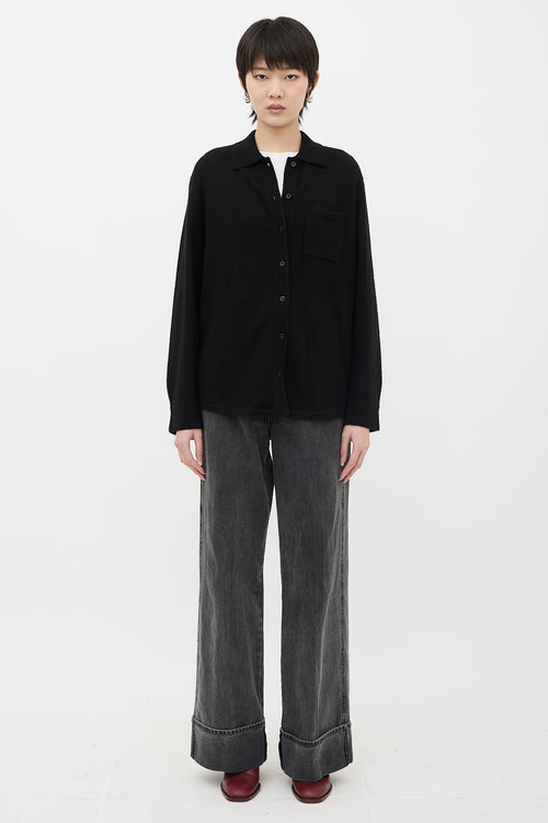 White + Warren Cashmere Knit Shirt