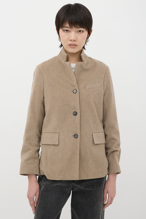Bergfabel Cashmere Three Button Blazer