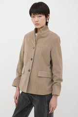 Bergfabel Cashmere Three Button Blazer