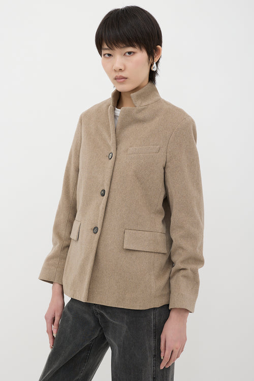 Bergfabel Cashmere Three Button Blazer