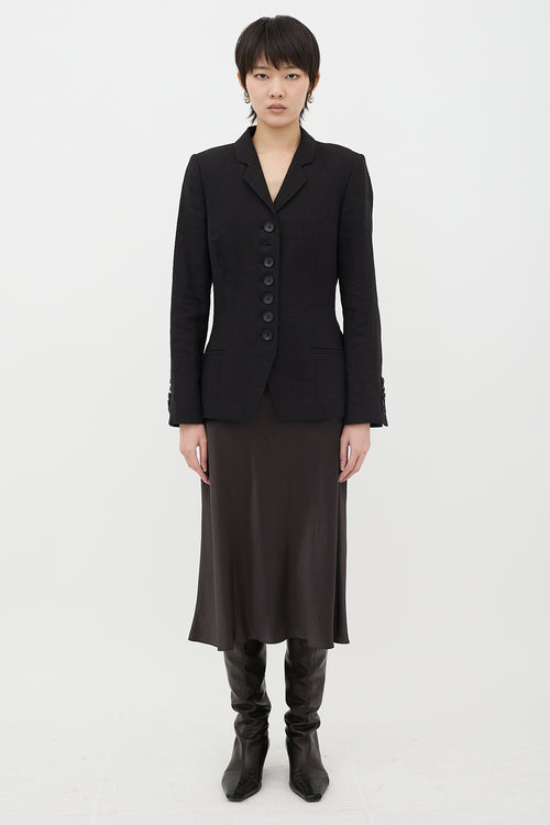 La Collection Linen Gianna Blazer