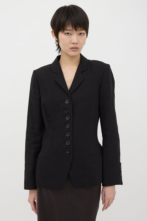 La Collection Linen Gianna Blazer
