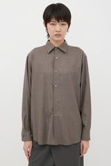 Auralee Wool Button Up Shirt