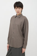 Auralee Wool Button Up Shirt