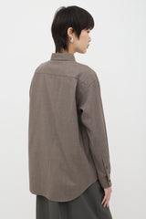 Auralee Wool Button Up Shirt
