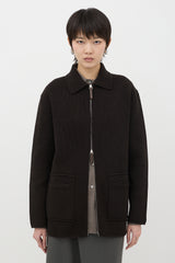 G. Label Wool Ribbed Knit Georgia Jacket