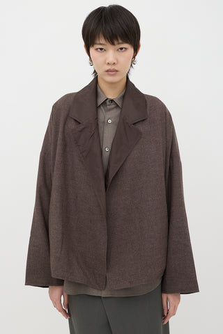 Dusan Reversible Wool & Silk Jacket
