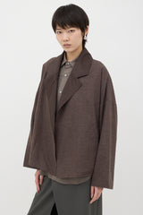 Dusan Reversible Wool & Silk Jacket