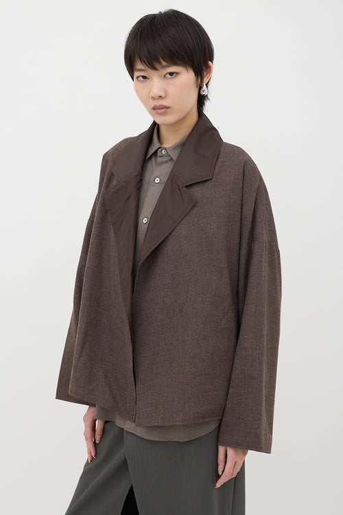 Dusan Reversible Wool & Silk Jacket