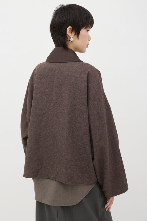 Dusan Reversible Wool & Silk Jacket