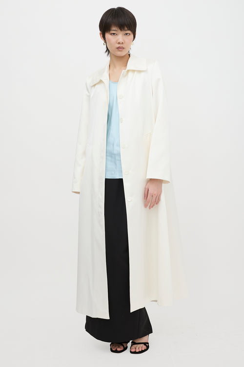 G. Label Silk Satin Odile Coat