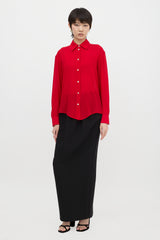 The Row Silk Crepe Elia Shirt