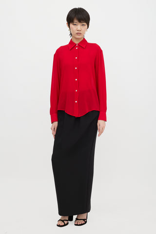 The Row Silk Crepe Elia Shirt
