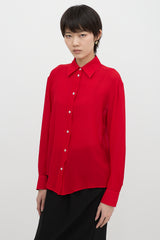 The Row Silk Crepe Elia Shirt