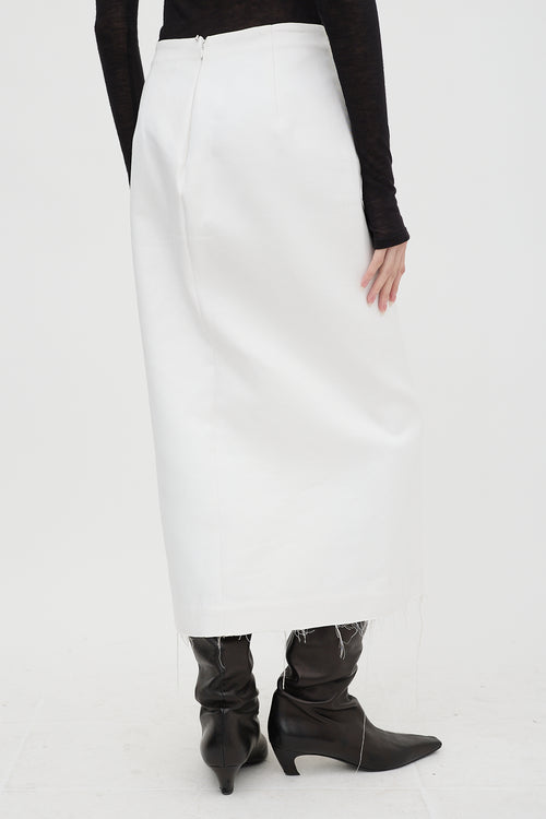 Sportmax Twill Midi Skirt