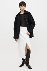 Sportmax Twill Midi Skirt