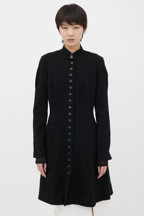 Gary Graham Merino Wool Tailored Coat