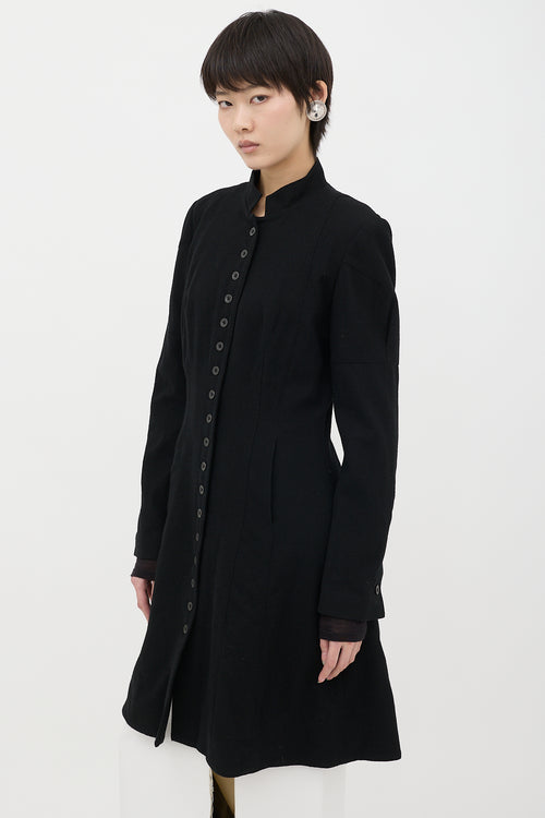 Gary Graham Merino Wool Tailored Coat