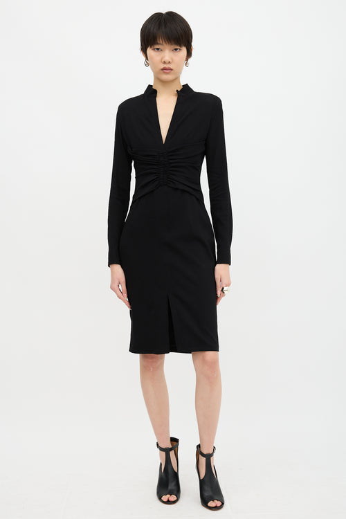 Tom Ford Crepe Ruched Dress