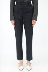 Celine Wool & Mohair Slim Leg Trouser
