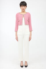 Chanel Wool & Silk Bouclé Tweed Jacket