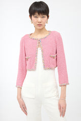 Chanel Wool & Silk Bouclé Tweed Jacket