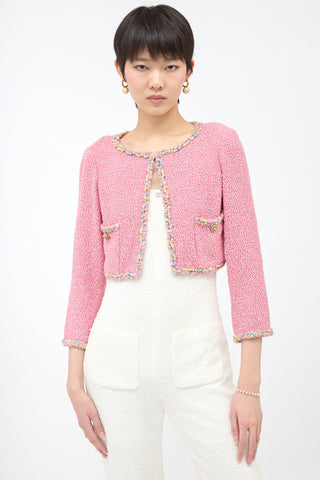 Chanel Wool & Silk Bouclé Tweed Jacket