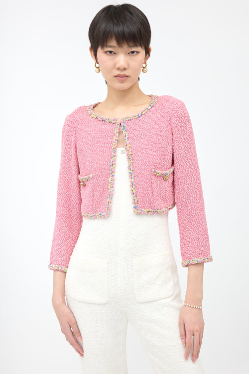 Chanel Wool & Silk Bouclé Tweed Jacket