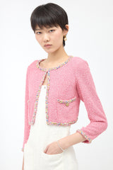Chanel Wool & Silk Bouclé Tweed Jacket
