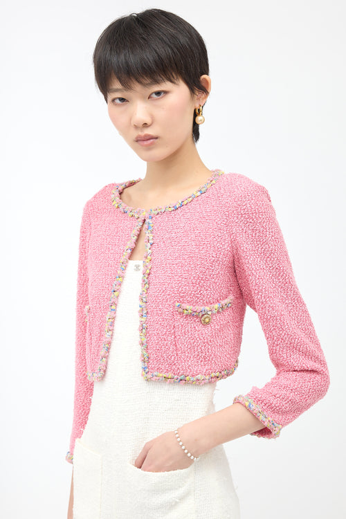 Chanel Wool & Silk Bouclé Tweed Jacket