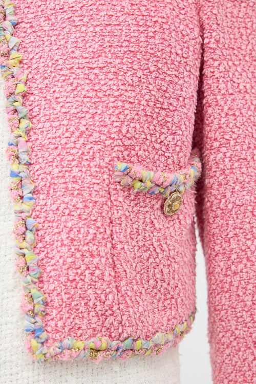 Chanel Wool & Silk Bouclé Tweed Jacket