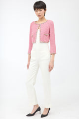 Chanel Wool & Silk Bouclé Tweed Jacket