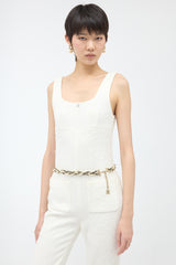 Chanel Coco Beach 2023 Tweed Jumpsuit
