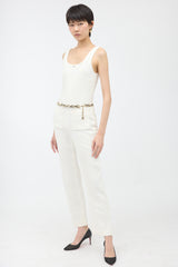 Chanel Coco Beach 2023 Tweed Jumpsuit