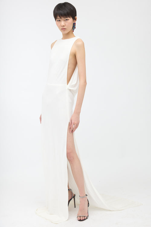 Gucci SS 2025 Draped Maxi Dress