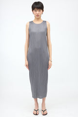 Pleats Please Issey Miyake Plissé Midi Shift Dress