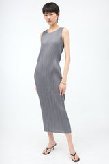 Pleats Please Issey Miyake Plissé Midi Shift Dress