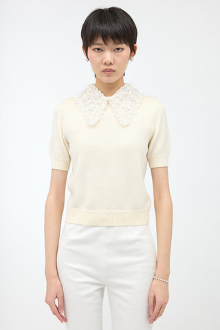 Miu Miu 2020 Wool Collared Sweater